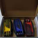 HURRICANE 25 Piece Folding Allen Wrench Set, SAE, Metric, Torx Set, Chrome Vanadium Steel, 3 Pack Portable Allen Key Set for Basic Home Repair and General Applications