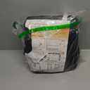 Magnetic Insulated Door Curtain Fits 32"x80" Doors - Thermal Door Cover for Winter with Clear Window, Window Insulation Kit & Doors Draft Stopper to Keep Cold Air Out for Front Doorway Home - Black