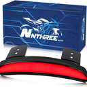 NTHREEAUTO Motorcycle Chopped Rear Fender Edge LED Brake Tail Light Integrated Turn Signals Compatible with Harley Sportster XL883N XL1200N XL1200V XL1200X (Diffused Light)