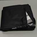 DVD Storage Bags, Media Organizer Bags for DVDs, CDs, Blu Ray Disc, Movie Cases, VHS Box, Video Game Disks, Albums, Books, Clear Plastic Holders with Carrying Handles (Black, 4Pack)