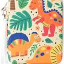 Card Case for Yoto Cards,80-Pockets binder with Zipper,Portable Card Holder Book for Holding Mini Audiobook Cards,Suitable for Boys and Girls(Wildlife)