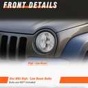 Headlight assembly for 2005 2006 2007 Jeep Liberty Replacement Headlight Compatible with 05-07 Halogen Headlight Passenger and Driver Side
