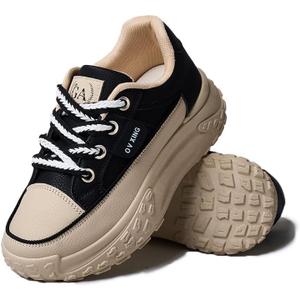 Sneakers for Women,Lace Up Thick Soled Non Slip Sports Shoes, Breathable, Stylish,Running,Shopping,size 9