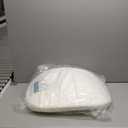 Baby Bassinet Mattress, Breathable, Hypoallergenic, Premium Foam, Non-Toxic, Oval Shaped with Removal Waterproof Cover, 18" x 29" x 2'' (White)