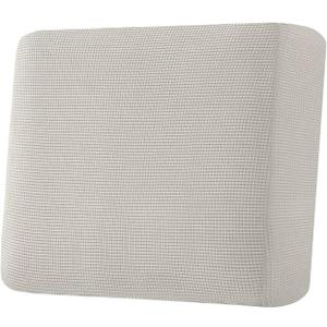 H.VERSAILTEX Super Stretch Individual Seat Cushion Covers Sofa Covers Couch Cushion Covers Slipcover Sets Thick Jacquard Textured Twill Fabric (1 Piece Chair Cushion Cover, Island Fossi)