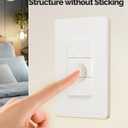 MOES Smart Double Light Switches, WiFi 2 Gang Single Pole Switch, No Netural Wire No Hub Required, 2.4GHz Switch Combo Compatible with Alexa Google Assistant