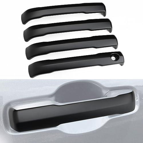 DLOVEG Car Door Handle Cover Compatible for 2022 2023 2024 2025 2026 Toyota Tundra Accessories Door Handle Protector for Tacoma 2024 2025 for 4Runner 2025 Matte Black