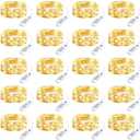 Minetom 10 Pack Fairy Lights Battery Operated String Lights, 8 Modes & Timer, 7ft 20LED Warm White Waterproof Silver Wire Twinkle Lights, Firefly Starry Moon Lights for Mason DIY Christmas Wedding