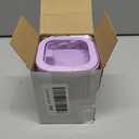 Kathfly 4 Pcs Purple Hair Tie Organizer Portable Hair Accessory Storage Containers Stackable Tie Bobby Pin Holder Home Cotton Swab Dispenser Accessories Jewelry Organizer Box