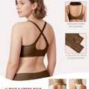 Wireless Jelly Bras for Women No Underwire Scalloped Push Up Bra