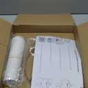 PATIKIL Drum Lamp Shades for Table Lamps 12"x12"x8" Linen Lampshade Easy Assembly Lamp Shade with E27 to E26/E14 Adapters for Floor Lamps Bedside Lamps Pendant Lights, Linen (1.65" Spider)