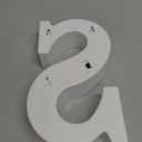 Pooqla LED Marquee Letter Lights Sign, Light Up Alphabet Letter for Home Party Wedding Decoration S (Warm White)