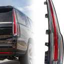 Huray Right LED Tail Light Fit for Cadillac Escalade 2015-2020 RH Taillight Rear Brake Lamp Assembly OE Style Accessory Replacement for GM2801277 84214004 (Passenger Side)