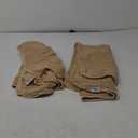 SWEET DOLPHIN Muslin Baby Bath Towels Blanket - 2 Pack 100% Cotton Towel for Babies, Infants, Toddlers - 40x40Inch - Highly Absorbent, Brown