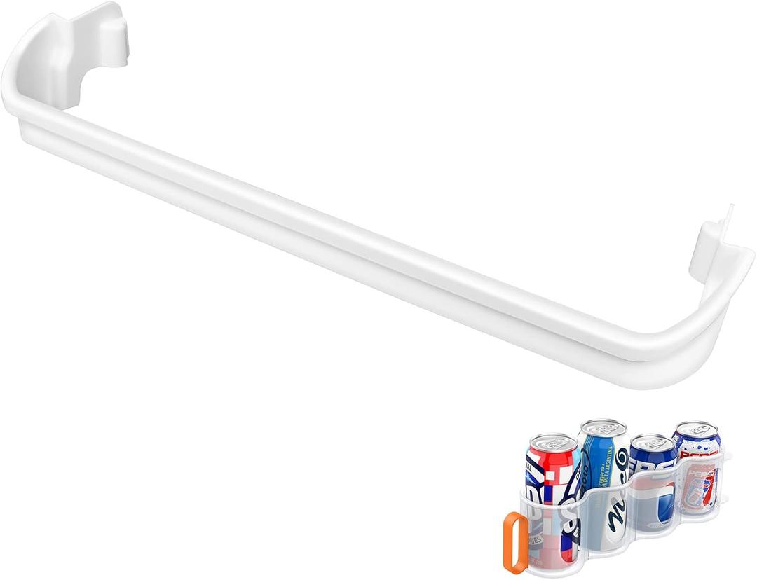 UPGRADED 240535201 Refrigerator Door Rack Bar Replacement Compatible with Frigidaire Kenmore Refrigerator Door Shelf Replacement Parts AP3214686, AH734991,FRT17B3AZB, LFHT1513LW0,FRT15 Door Shelf Rack