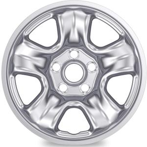 TangMiGe 4-Pack Wheel Skins Compatible with Honda CR-V CRV 2012 2013 2014 2015 2016, 16 inch 16", Hubcap, Alloy Wheel Cover (Bright Silver)