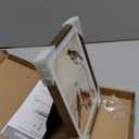 6x8 Picture Frame, Brass Aluminum Metal Photo Frames with HD Glass, Fits 5x7 with Mat or 6 x 8 without Mat, Display for Wall and Table