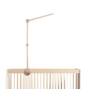 Crib Mobile Arm - 30 Inch Wooden Mobile Hanger for Crib, Mobile Holder for Nursery Mobiles Accessories - with Anti Slip Attachment