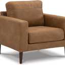 Signature Design by Ashley Telora Caramel Chair (35"D x 36"W x 35"H)