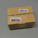 SWTYMIKI Sponge Holder for Kitchen Sink - Movable Kitchen Sink Caddy with M Shape Hook, Stainless Steel Hanging Sponge Caddy for Dish Sponge, Brush, Stopper Organizer in Double Bowl Sink, White