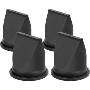4 x 385310076 Duckbill Valve Kit for Dometic Sealand Vacuum Generators Water Pumps S12D S12DAB S24D S32D S115A S12 52A S32 T12 T24 T32, 1-1/2" Black Pump Bellow Replacement Part