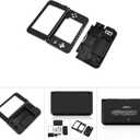 Replecement Case for 3DS LL, Full Housing Case Cover Shell Repair Parts Complete Replacement Kit for 3DS XL Black