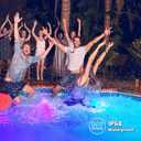 Pool Lights, Upgraded Rechargeable Submersible LED Lights with Remote Waterproof 16 Colors Hot Tub Underwater Light for Inground Pool, Pond, Aquarium, Bath, Party, Vase