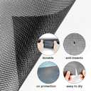 Pet Proof Window Screen Roll 48" x 200" Thicken Charcoal Screen Mesh Durable and Scratch-Resistant for Families with Cat or Dog (48" x 200")