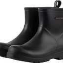 planone Short Rain Boots Women Fashion Waterproof Chelsea Boots for Women Matte Outdoor Garden Shoes Ankle Muck Boots for Ladies Non Slip Work Shoes Rubber Boots with Premium Comfort Insole 11