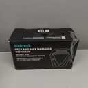 Nekteck Shiatsu Neck Massager for Pain Relief Deep Tissue with Heat, FSA Eligible 3D Kneading Massage Pillow Back Shoulder Massager for Body Muscle, HSA Eligible, Gifts for Him Her (NOT Cordless) (Black)