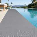 Non-Slip Drainage Pool Floor Mat 3x10FT Rubber Wet Area Mat