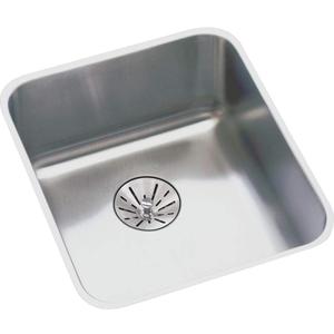 Elkay ELUHAD141455PD Lustertone Classic Single Bowl Undermount Stainless Steel ADA Sink with Perfect Drain
