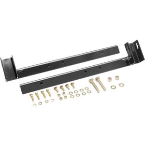 RealTruck BACKRACK Hardware Kit for use w/ 21" Toolbox, Low Profile, Black, N | 30119LP | Fits 2002-2025 RAM 1500/2500/3500; 2019-2025 Chevrolet/GMC Silverado/Sierra 1500 New Body Style & Others