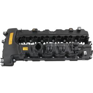JDMSPEED New Engine Valve Cover 11127565284 Replacement for BMW 135I 335I 535I 740I Z4 X6 N54 Turbo Valve Cover Replace 264-936, 264936, 7565284, 036-0014 (Plastic)