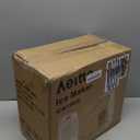 Aeitto Ice Maker Countertop 26lbs/24H, Ice Machine 8 Ice Cubes Ready in 6 Mins, 2 Sizes of Bullet Ice Portable Ice Makers with Basket & Scoop, Auto Self-Cleaning for Home/Kitchen/Office Stainless