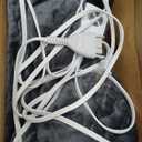 Heated Blanket Electric Blanket Full Size, Super Soft Cozy Upgraded Flannel Heating Blanket with 6 Heating Levels & 1-10 Hours Auto Off, Fast Heating & Overheat Protection, 72" x 84", Dark Gray