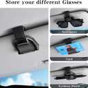 sunglass holder for car visor sunglasses holder clip Metal Auto Vehicles Sun Visor Glasses Truck Tan SUV Sunglass Eyeglass Eye Glass Holder Car Accessories Organization sunglasses visor clip for car