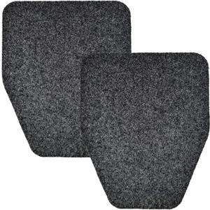 2 Pack Urinal Mats, Non Slip Urinal Floor Mats, Water Absorption Floor Urinal Pads, Non-Slip Rubber Backing Commercial Splash Mats for Men Bathroom Restroom Office Toilet (17Inch x20.5Inch)
