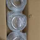 6 Pcs Disco Ball Vases,6" X 6.7" Disco Ball Centerpieces Decor,Silver Mirror Plastic Vase Disco Ball Planter for Wedding,Birthday,Office Table Decorations