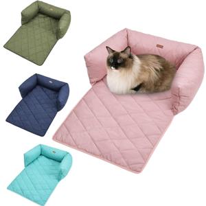Pet Sofa Bed for Dogs and Cats, Non-Slip Mat, Comfortable Pet Cushion for Small & Medium Dogs, Furniture Protector for Sofa, Cat/Dog Couch Cover Mat (Blue)