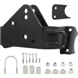 Front Track Bar Relocation Bracket, Compatible with 2007-2018 Jeep Wrangler JK, Replace 79017001