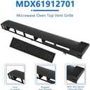 MDX61912701 Microwave Vent Grille Replacement for LG Microwave Vent Kit Oven Top Vent Grille LMV2031ST LMH2016ST LMHM2237BD LMHM2017SB Part# AP5202555 2119394 AH3535252 EA3535252