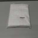 ZJDECOR Buffalo Plaid Kitchen Curtains 24 Inches Length,White Crinkled Not-See-Through Sheer Tier Cafe Curtains,Farmhouse Window Treatment for Living Room Kitchen,Rod Pocket,26" Wx24 L(Pack of 2)