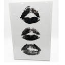 Stylish Black Lips Print for Wall Art Decor - Ideal for Powder Rooms, Dorm Rooms and Bedrooms, Preppy Black Lips Wall Poster for Women with Trendy and Stylish Designs, 23.5 x 15.5