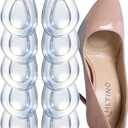 Metatarsal Pads for Women - Clear Drop Shape Gel Ball of Foot Cushions for High Heels | All-Day Pain Relief & Non-Slip Comfort | Invisible Adhesive Inserts for Dress Shoes (5 Pairs)