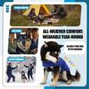 Dog Anxiety Vest Comfort Relief Coat, Dog Anxiety Calming Vest Wrap for Thunderstorm, Travel, Fireworks, Vet Visits, Separation Anxiety Relief for Dogs