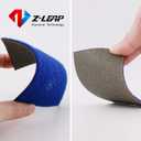 Diamond Paper Sheet Electroplated Mini Size Sandpaper Hook and Loop Nylon Backing for Hand Polishing Glass Porcelain Ceramic 120grit