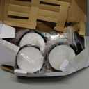 5 Inch Black Flush Mount Ceiling Light 5CCT Selectable LED Edgelit Slim Surface Mount Downlight for J-Box, Mini Flat Panel Light, Dimmable, 120VAC, 10W, 600LM, CRI90, ETL, Wet Rated, 12 Packs