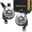 For Volkswagen Beetle Fog Light Assembly 1998 1999 2000 Pair Driver and Passenger Side | DOT Certified | VW2592102 + VW2593102
