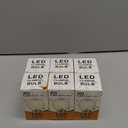 Dimmable 2W LED Globe Bulb 25Watt Equivalent E26 Light Bulb Warm White 2500K LED Edison Bulb, Vintage Filament Edison Decorative Bulb for Chandelier, Ceiling Fan, Pack of 6 